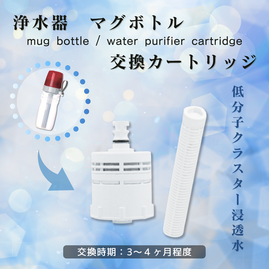 【 浄水器 】リセラマグボトル　交換カートリッジ　