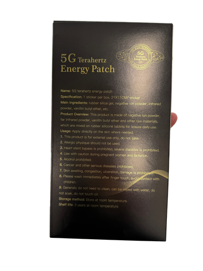 テラヘルツドライヤー用オプション　5G Terahertz Energy Patch