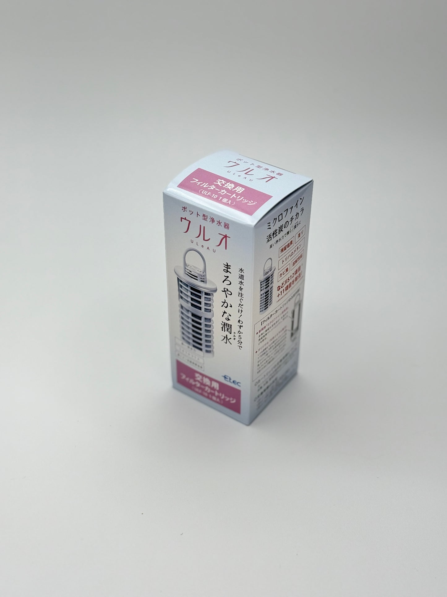 ポット型浄水器ウルオ／UleAU　交換用フィルターカートリッジ